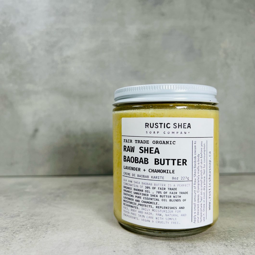 RAW SHEA BAOBAB BUTTER